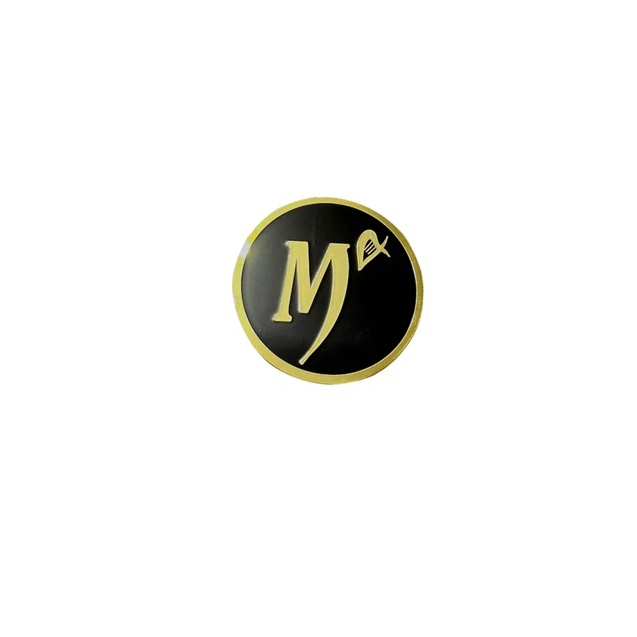 Значок металлический (золотистый) 